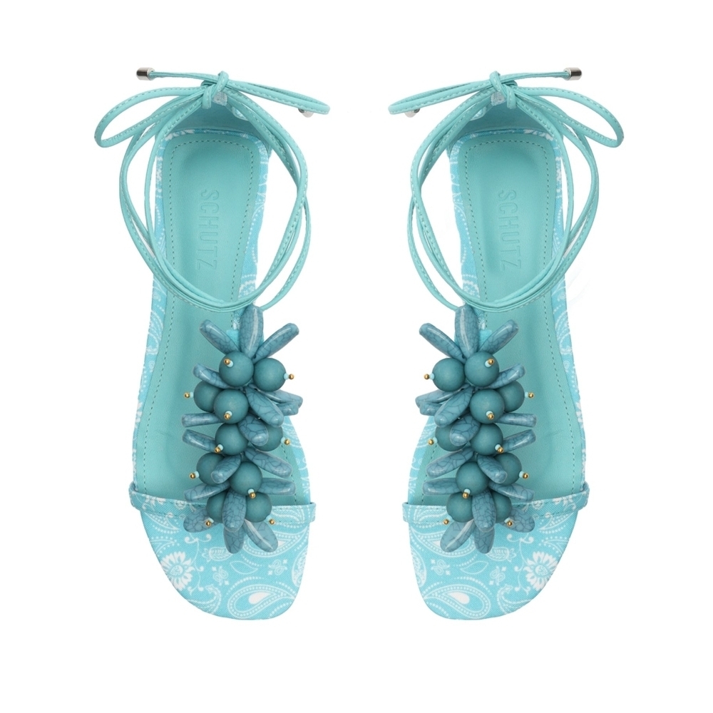 BRAND NEW Schutz fabric sandal